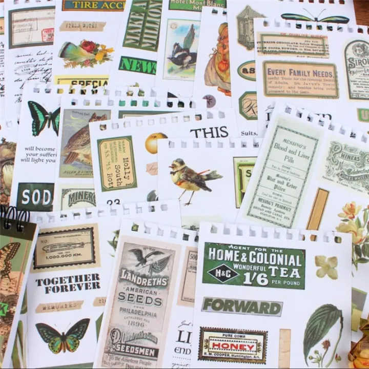 Junk%20Journal%20Supplies%20Vintage%20Stickers%20for%20Scrapbooking%20Stickers%20Book%20for%20Journaling%20-%20Image%208