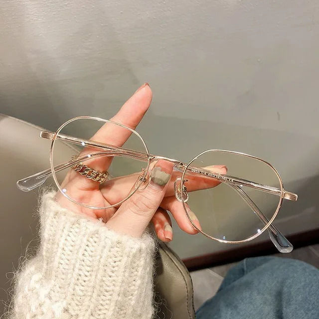 Korean%20Anti%20Blue%20Light%20Glasses%20Women%20Oversized%20Metal%20Glasses%20Men%20Round%20Frame%20Computer%20Eyewear%20Fashion%20Plain%20Glasses%20Gifts%20-%20Image%202