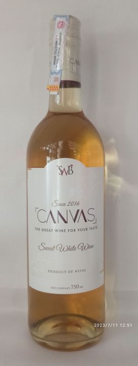 Canvas Sweet White Wine 750Ml