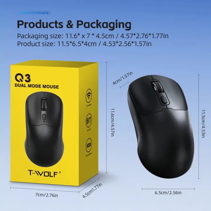 T-WOLF Q3 2.4G Wireless Mouse - Image 8