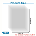 50PCS Acetate Sheets Clear Acetate Sheets Plastic Heat Resistant, 4.3x6.3inchBlank Mylar Stencil Sheets Template Plastic. 