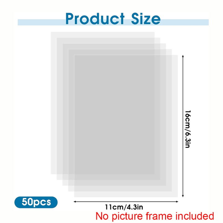 50PCS%20Acetate%20Sheets%20Clear%20Acetate%20Sheets%20Plastic%20Heat%20Resistant,%204.3x6.3inchBlank%20Mylar%20Stencil%20Sheets%20Template%20Plastic%20-%20Image%203