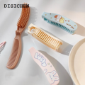 DISICHEN Luxury Cute Cartoon Folding Hair Comb for Kids Girl's Kawaii Mini Portable Outside Pocket Hairbrush Bangs Combs Fine-toothed Comb. 