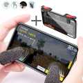 Combo Pair of PUBG Trigger And Finger Sleeve Cap | Gaming Mobile Accessories. 