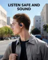 Soundcore V20i by Anker Open-Ear Headphones, Adjustable Ear Hooks, Ultra-Comfort, Snug Fit, Powerful Sound, Clear Calls, IP55, LED Lights, 36H Playtime, Bluetooth 5.4 Earbuds, Multipoint Connection. 