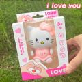 Creative Plastic Kuromi Glowing Toy Can Say I Love You Cartoon Flashing Toys Cartoon Voice Expressing Toy Lovers Gift. 
