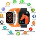 T800 Smart Watch ultra | Bluetooth Calling Smartwatch with Full Touch HD Display | Fitness Tracker with Heart Rate, Blood Pressure, SpO2 & Sleep Monitor | Sports Modes, Notifications, Design, Long Battery Life. 