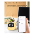 AI Pet Flowerpot Planting Robot 7 Smart Sensors Smart Planter Plant Time Temperature Display Flower Pots Yellow. 