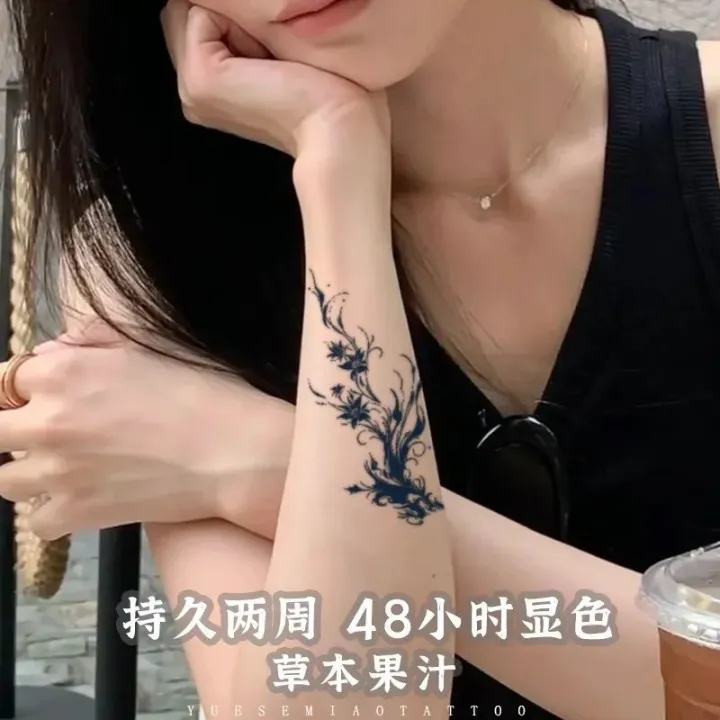 %E3%80%90Mega%20Sale%E3%80%91Flowers%20grow%20wantonly%20with%20high%20color%20value%20Diablo%20herbal%20juice%20stickers%20durable%20wrist%20trend%20-%20Image%202