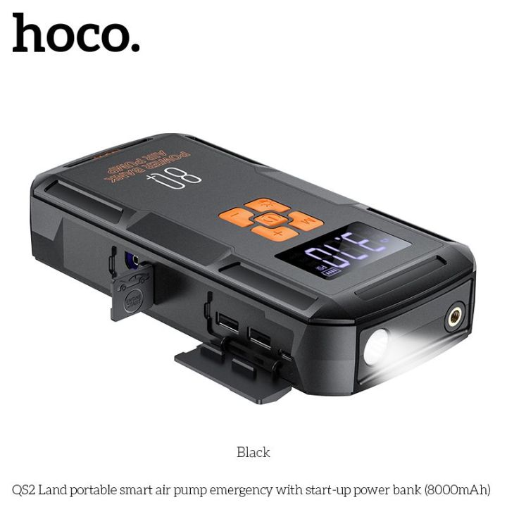 HOCO%20QS2%20Land%20Portable%20Smart%20Air%20Pump%20Emergency%20With%20Start-Up%20Power%20Bank(8000mAh)%20-%20Image%204