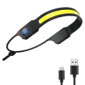 ARELENE LED COB Headlamp Light USB Rechargeable Torch Digital Power Dispaly Headlight for Camping Walking Fishing Hiking. 