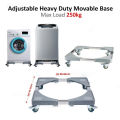 Heavy Duty Multifunction Movable Washing Machine Base Fridge Stand Holder Refrigerator Trolley Without Wheels. 