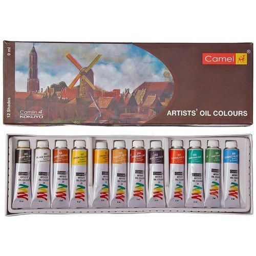 Camel%20Artist's%20Oil%20Color%20Set%20-%2020ml%20Tubes,%2012%20Shades%20By%20Mitrata%20-%20Image%203