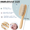 Wenefang Personalised Baby Hairbrush Custom Name Infant Hair Brush Newbron Shower Gift Boys Girls Engraved Keepsake Baby Wooden Products. 