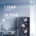 IFB DC-2132FBF 2Star Single Door Refrigerator 187 L Floral Falls Blue. 