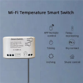 NAMUNY 2X Tuya Smart Life WiFi Switch Relay Temperature Monitoring Thermostat Sensor Passive Dry Contact Relay 85-250V. 