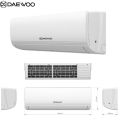 Daewoo DC Inverter Wall Mounted 1 Ton Air Conditioner | 5 Star | Split AC | Smart AC | Wifi | Turbo | 3 Years Warranty. 