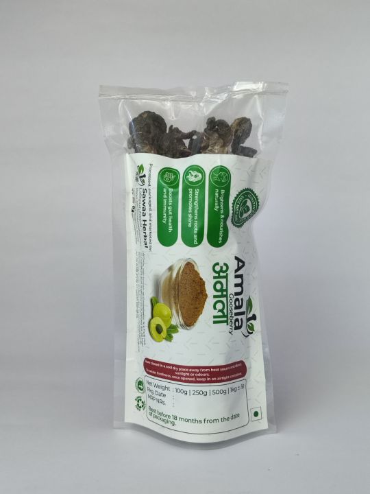 Amala Dry - 500 grams | Dried Gooseberry by Sawaa Herbal (Dried Amla, Sun Dried Amla, Amla for Hair, Amla for Skin, Amla for Digestion, Natural Amla, Organic Amla, Indian Gooseberry, Vitamin C Fruit, Ayurvedic Superfood)
