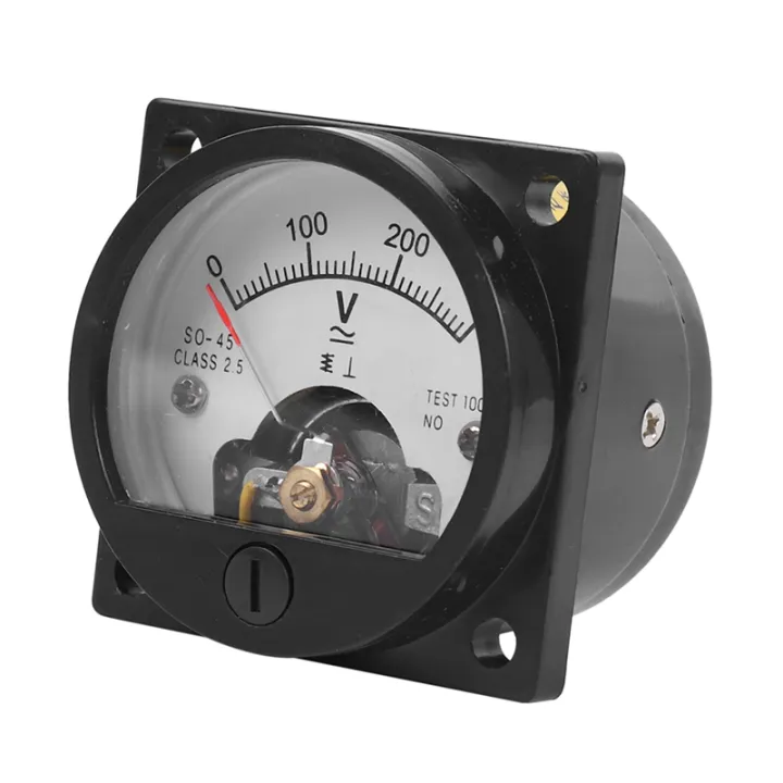 ARELENE%205X%20AC%200-300V%20Round%20Analog%20Dial%20Panel%20Meter%20Voltmeter%20Gauge%20Black%20-%20Image%202
