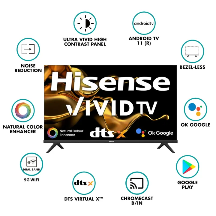 Hisense%2043A4G%2043"%20Full%20HD%20Android%20Smart%20Led%20Tv%20-%20Image%202