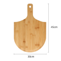 Kqueebee Bamboo Pizza Peel Baking Tool Wooden Pizza Cutting Board with Comfortable Handle Pizza Peeling Cutting Board. 