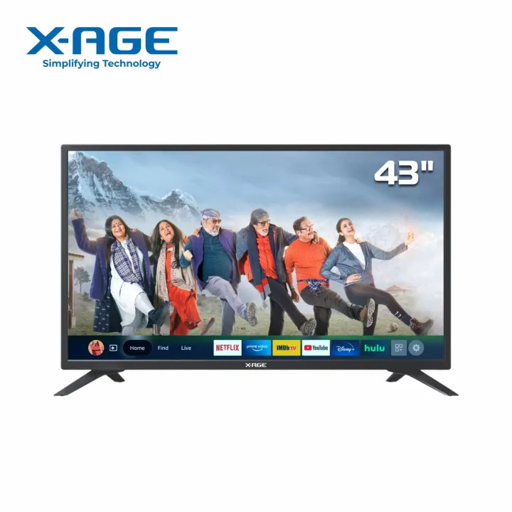 X-AGE%2043"%20Smart%20LED%20TV%20%7C1080P%20FHD%20%7C%201GB%20RAM%20%7C%208GB%20ROM%20-%20Image%202