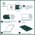 Flossie Green Tea Memory Foam Mattress( Zinus Mattress-In-A-Box 20Cm Tlz-Mfgt-20Q) - Queen Size. 