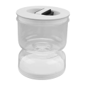 ARELENE Wet and Dry Dispenser, Hourglass Jar Cucumber Container for Kitchen Food Juice Separation Tool New. 