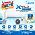 Midea Xtreme Series 0.75 ton Wall Mounted Air Conditioner | MSAGA-09HRN1. 