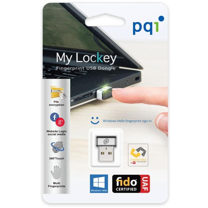 PQI My Lockey 360° Fingerprint Reader