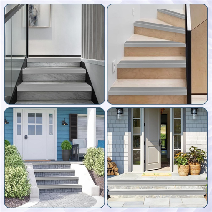 Stair Edge Protector Vinyl Staircase Step Edge Protector for Outdoor ...