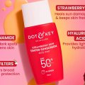Dot&Key Strawberry Dew Tinted Sunscreen SPF 50+ PA++++ Daily Wear With Niacinamide - 01 Porcelain - 50ml. 