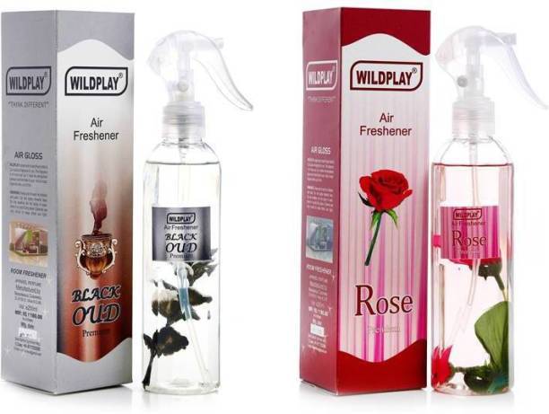 WILDPLAY Rose and Black OUD Air freshener