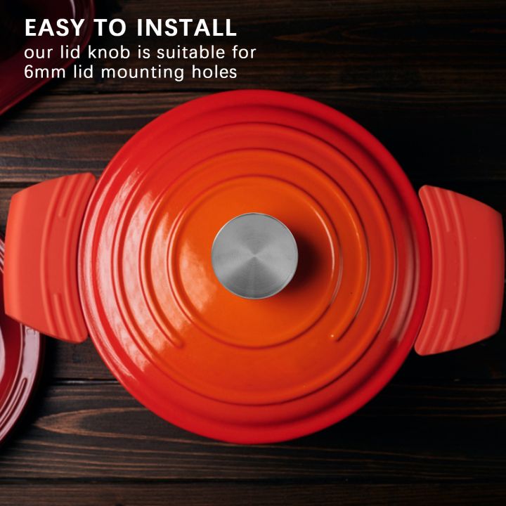 NAMUNY%202PCS%20Dutch%20Oven%20Knob,%20Stainless%20Steel%20Pot%20Lid%20Replacement%20Knob%20for%20/%20for%20Aldi/%20for%20Lodge,%20Knob%20Pot%20Lid%20Handle%20-%20Image%205