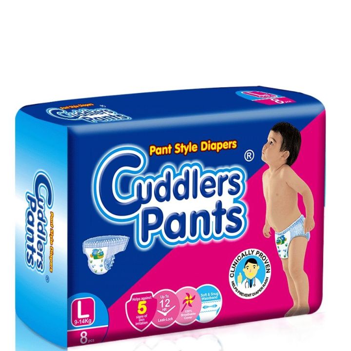 5 packs of Cuddlers Diaper Large 7 Pcs/pack (9-14 kg)