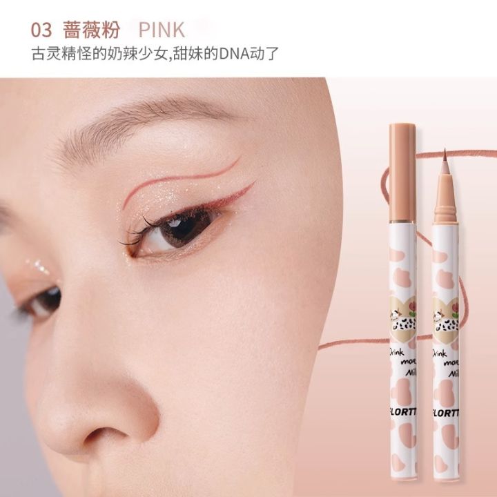 FLORTTE%20Florette%20Silkworm%20Pen%2004%20Florette%20Liquid%20Eyeliner%20Pen%20down%20to%20outline%20brown%20eyeliner%20-%20Image%208