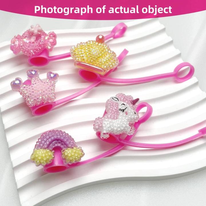Food%20Grade%20Straw%20Cover%20Cap%20Compatible%20Glittering%20Cup%20Accessories%20Glittering%20Decorative%20Bling%20Straw%20Toppers%20for%20Outdoor%20Activities%20Summer%20Party%20Hiking%20-%20Image%208