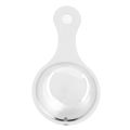 NAMUNY 2X Separator of Egg Yolk in Stainless Steel Separator White Egg Sieve Device Mini Kitchen Utensils (13 x 7 x 2.8 cm). 