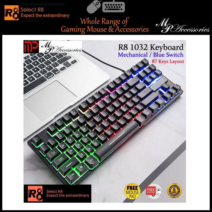 R8%201032%20Mechanical%20Gaming%20Keyboard%20%7C%20Tenkeyless%20Keyboard%20%7C%20100%25%20Genuine%20-%20Image%202