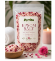 Asmita Naturals Epsomsalt | Rose Bath Soak | Relax, Detox & Rejuvenate | 400g. 