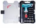 TOTAL Brand New TACSD30186 24 Pcs T-handle Wrench Screwdriver Set. 