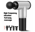 Fascial Gun Muscle Massage Gun | Deep Tissue Massager Electric Machine | 6 Speeds, 4 Heads, High Frequency Vibration. 