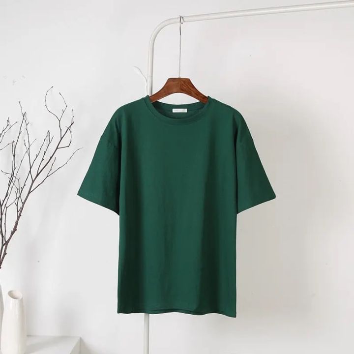 Casual%20Round%20Neck%20Short%20Sleeve%20Cotton%20T-Shirt%20for%20Men%20-%20Solid%20Color%20Summer%20Top%20-%20Image%205