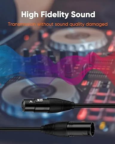 CableCreation%20XLR%20Cable,%203%20FT%20XLR%20Male%20to%20XLR%20Female%20Balanced%203%20PIN%20Microphone%20Cable,Black%200.9M%20-%20Image%205