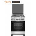 Ferre Free-Standing Cooker  60x60cm  65ltr Gas+Electric Oven  Made in Turkey  SABAF Gas Burners  3 Burners+1 Hot Plate . 
