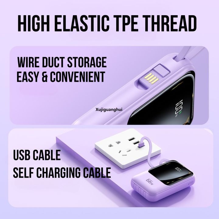 Xujiguanghui%20Q129%2010000mAh%20Powerbank%20with%2066W%20Super%20Fast%20Charging%2020W%20PD%20Output%20%7C%20Built-in%204%20Cables%20%7C%20Digital%20Display%20for%20Luxury%20Real-Time%20Charging%20%7C%20Compact%20High-Speed%20Powerbank%20by%20Qtech%20%7C%20Fast%20Charging%20for%20Android,%20iPhone,%20Laptops%20More%20-%20Image%204