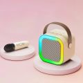 Bluetooth  Speaker with RGB  Light & Karaoke (K12). 