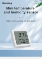 Wenefang Tuya Smart Bluetooth Temperature Humidity Sensor LCD Display Thermometer High Quality Hygrometer APP Remote Google Home Alexa Voice Control. 