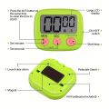 1 Pack Multi-Function Electronic Timers: Countdown, Big LCD, Magnetic, Perfect for Various Uses. 