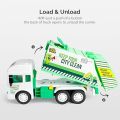 Kids Friction Powered Big Size Garbage Truck Toy. 